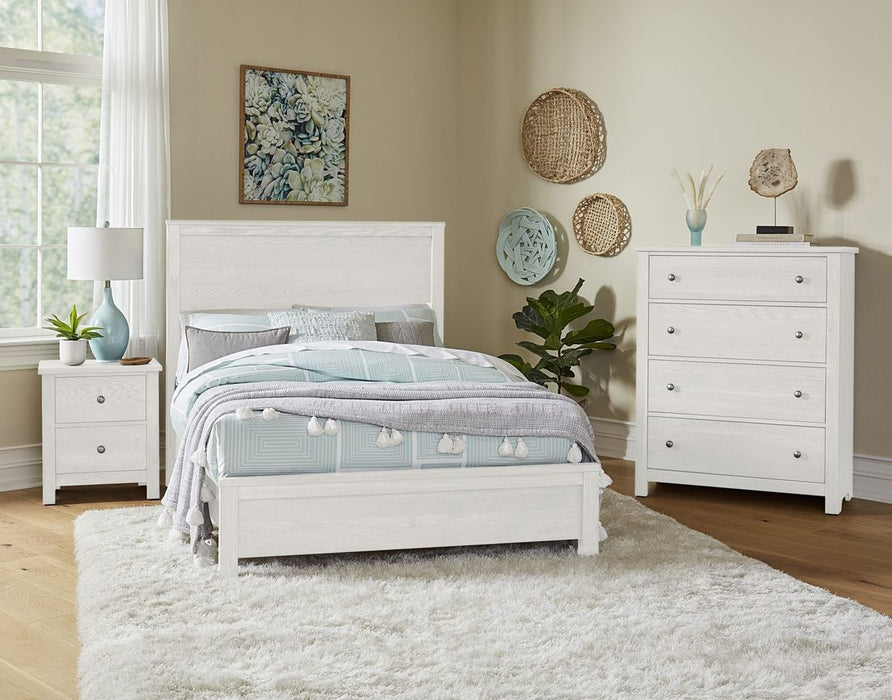 Vaughan Bassett Fundamentals 2 Drawer Nightstand in White