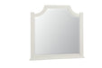 Vaughan-Bassett Maple Road Scalloped Mirror in Soft White/Natural Top image