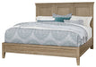 Vaughan-Bassett Passageways Deep Sand Cal King Mansion Bed with Low Profile Footboard in Medium Brown image