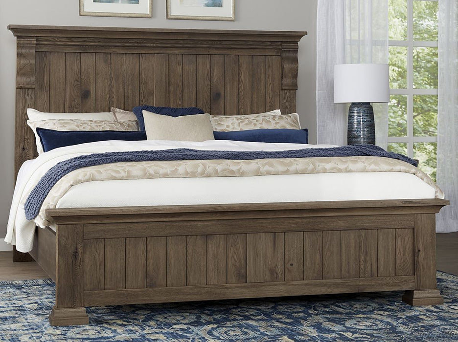 Vaughan Bassett Yosemite King Panel Bed in Smoke image