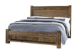 Vaughan Bassett Dovetail King Poster Bed with 6x6 Footboard in Natural image