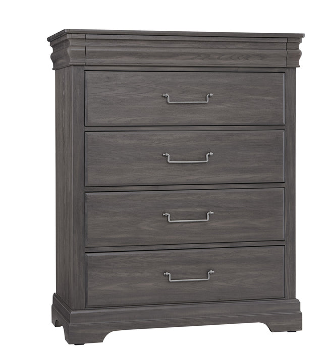 Vaughan Bassett Vista 5-Drawer Chest in Grey Oak image