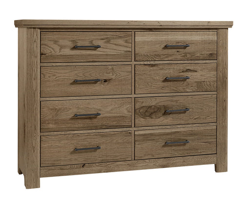 Vaughan Bassett Yellowstone 8 Drawer Dresser in Chestnut Natural image