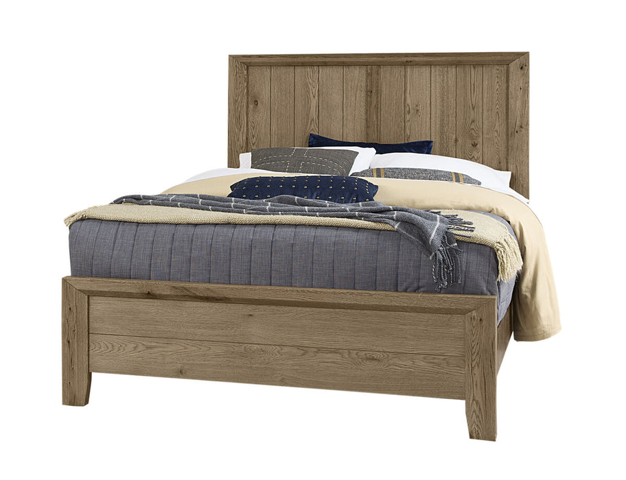 Vaughan Bassett Yellowstone King Panel Bed in Chestnut Natural image