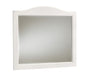 Vaughan Bassett Cool Farmhouse Arched Mirror in Soft White image