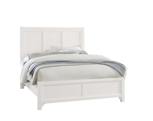 Vaughan Bassett Cool Farmhouse Panel Queen Bed in Soft White image