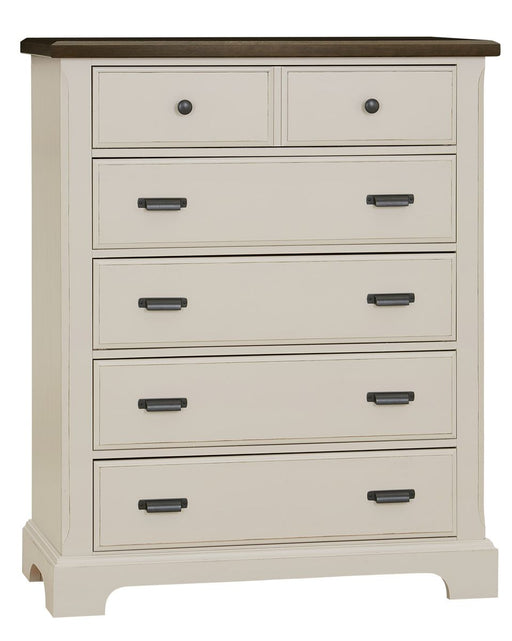 Vaughan Bassett Lancaster County 5 Drawer Chest in Dove Grey image