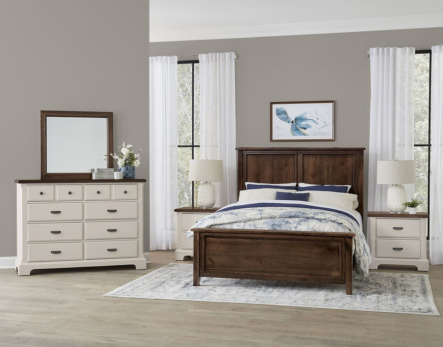 Vaughan Bassett Lancaster County 8 Drawer Dresser in Dove Grey
