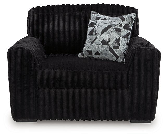 Midnight-Madness Oversized Chair