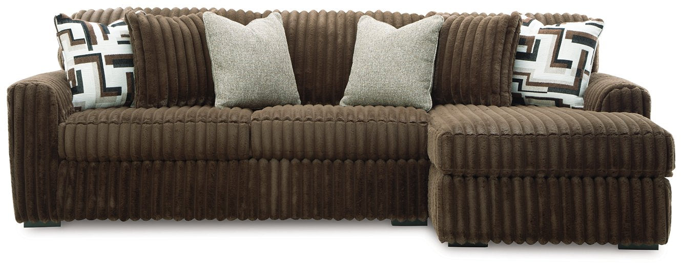Midnight-Madness Sectional Sofa with Chaise