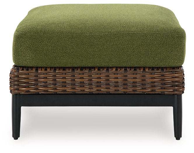 Horizon Hall Outdoor Ottoman with Cushion