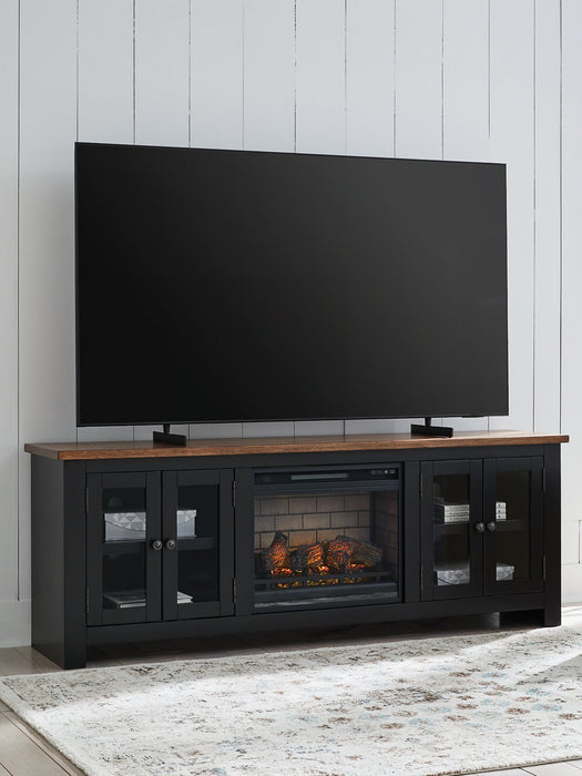 Wildenauer 76" TV Stand with Electric Fireplace